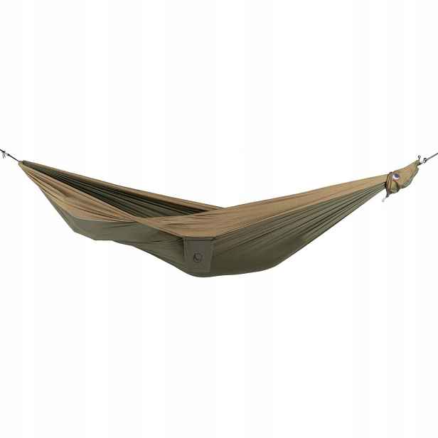 Turistická houpací síť bez tyče Ticket To The Moon Original Army Green/Brown