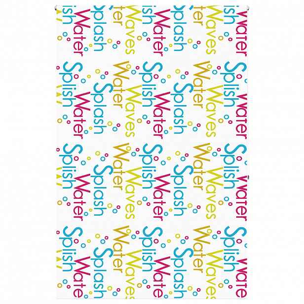 vidaXL Sprchová roleta 150x240 cm Šířka látky 146 cm