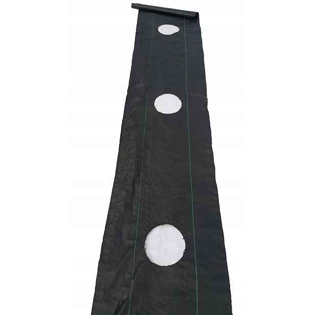 Agrotkanina s Otvory pro túje fi15cm po 60cm 0,8x100