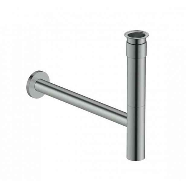 Duravit - Designový sifon, kartáčovaný nerez 0050367000