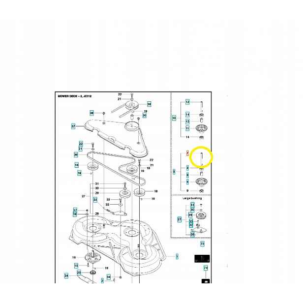 Násada hřídele sekačky R 316T Husqvarna 576384301