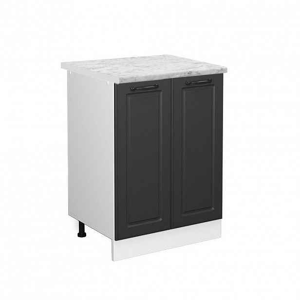 Vicco SPODNÍ SKŘÍŇKA KUCHYŇSKÉ LINKY R-Line Antracitový venkovský dům 60 cm , PD Mramor