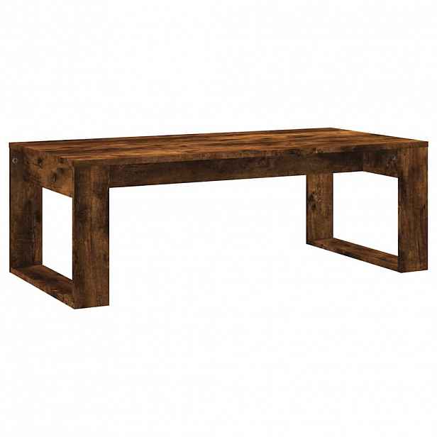 vidaXL Konferenční stolek kouřový dub 102x50x35 cm kompozitní dřevo