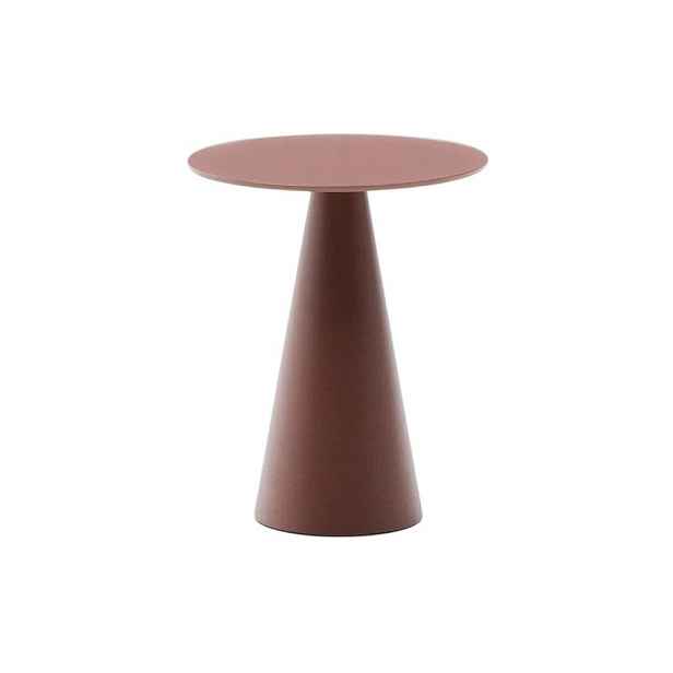 Kulatý odkládací stolek se skleněnou deskou ø 30 cm Wilshire – Kave Home