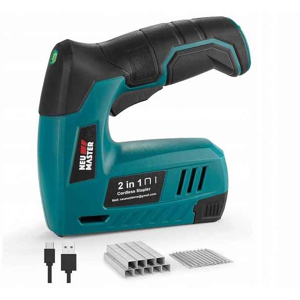 Elektrická sešívačka Neu Master Cordless 4V 2v1 hřebíkovačka