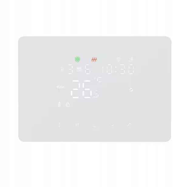 Termostat Pokojový Panel Dotykový Led Displej ZigBee Wh Tuya Smart