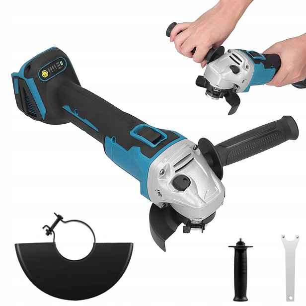 Úhlová bruska s nastavitelnou bruska pro akumulátory 125 mm 18 V