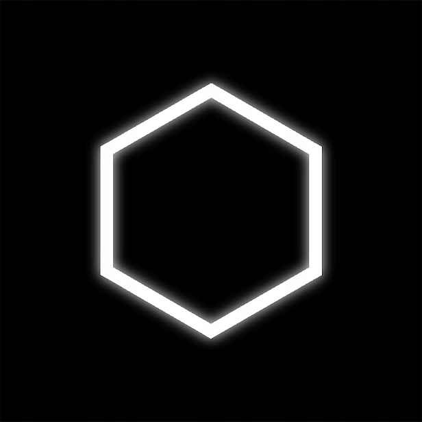 Bílý stropní panel HEX1 Led 42W garáž detailing 6500K 92x79 Cm