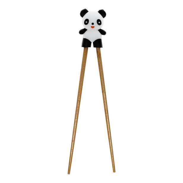 Dřevěné dětské učicí hůlky v přírodní barvě Panda – Rex London
