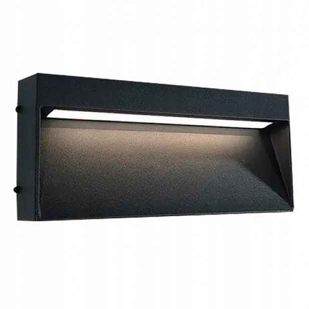 Venkovní nástěnné svítidlo fasádní lampa 6W 4000K IP54 grafit Santiago