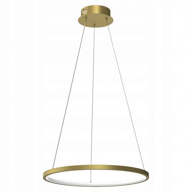 Závěsná lampa Milagro Hoop Gold ML1545 27W Led 50 cm 4000K Zlatý prstenec