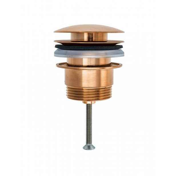 Duravit - Umyvadlová výpusť, ClickClack, kartáčovaný bronz 0050520400
