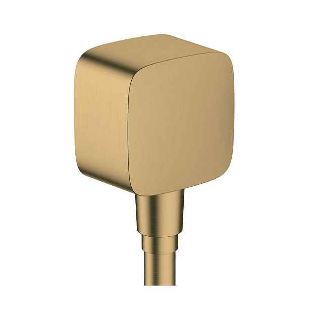 Hansgrohe Fixfit - Sprchové kolínko se zpětným ventilem, kartáčovaný bronz 26457140