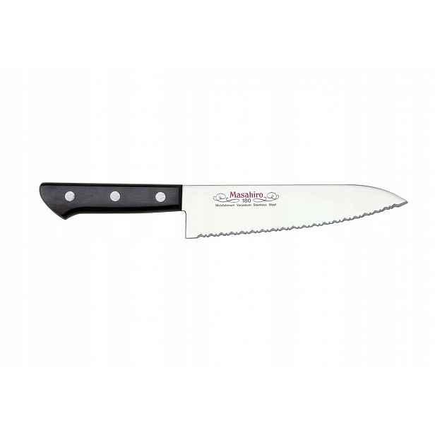 Japonský nůž Gyuto Wave Edge 180 mm Masahiro Bwh