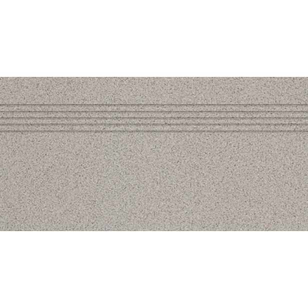 Schodovka Rako Taurus Granit šedá 30x60 cm mat TCPSE076.1