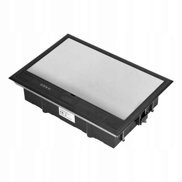 Podlahová krabice pro modulární zásuvky 8 x 45 x 45 mm nebo 16 x 22,5 x 45 mm