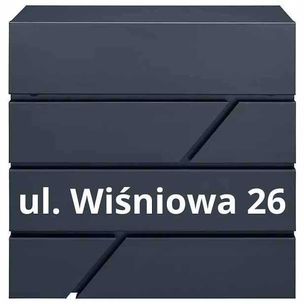 Poštovní Schránka Velká Adresa Číslo Domu Ulice Vzory Ocel Poštovní Nápis