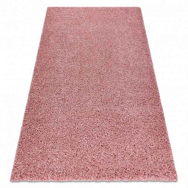 rugsX KOBEREC SOFFI shaggy 5cm světle růžový 80/150 cm