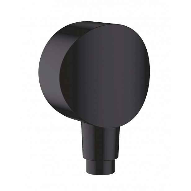 Hansgrohe Fixfit - Sprchové kolínko S se zpětným ventilem, matná černá 26453670