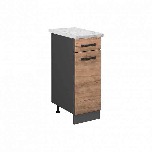 Vicco SPODNÍ SKŘÍŇKA KUCHYŇSKÉ LINKY R-Line Zlatý mocný dub 30 cm PD Mramor