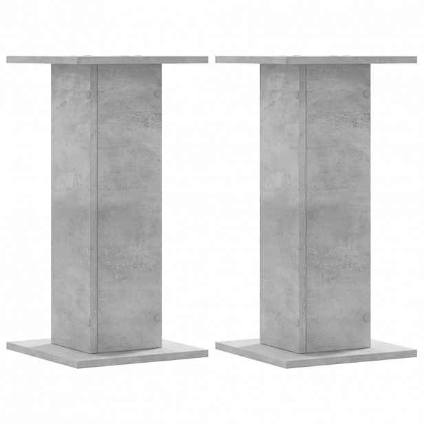 vidaXL Stojany na rostliny 2 ks betonově šedé 30 x 30 x 60 cm kompozit