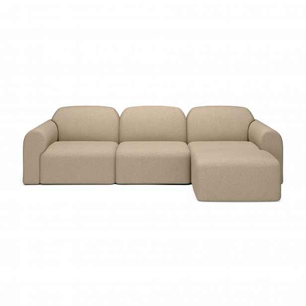 Modulární sedací souprava Bulky – 1 sedák + end seater L arm + end seater R arm + taburet - Ethnicraft