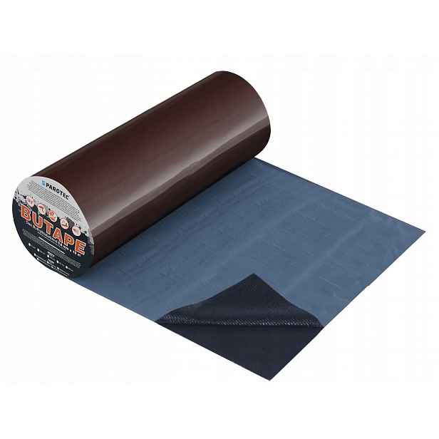 Parotec Butape Butylová Pokrývačská Páska 0,6 MM 300 MM X 10 M Hnědá Ral 8017