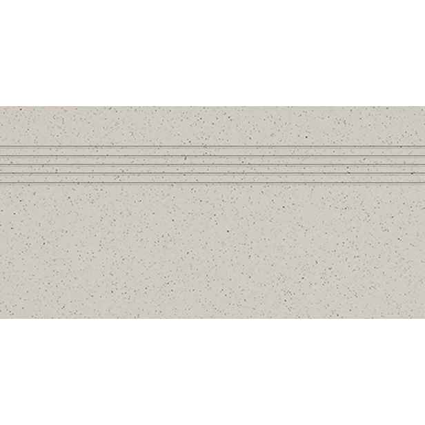Schodovka Rako Taurus Granit světle šedá 30x60 cm mat TCPSE078.1