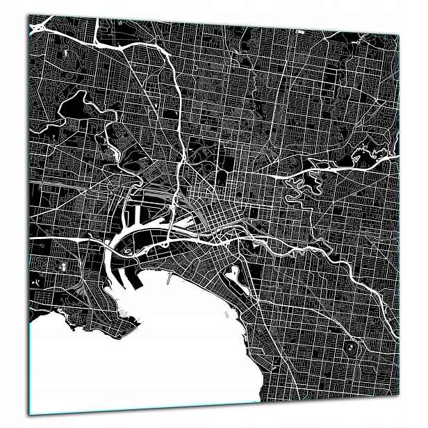 Skleněná Ochranná Deska Panel Lepidlo 60x65 Mapa