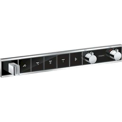 Vanová baterie Hansgrohe Rainselect bez podomítkového tělesa černá/chrom 15358600