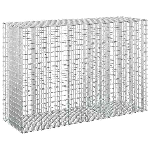 vidaXL Gabion s drátem 3,5 mm a sítem 5x2,5 cm 150x50x100 cm