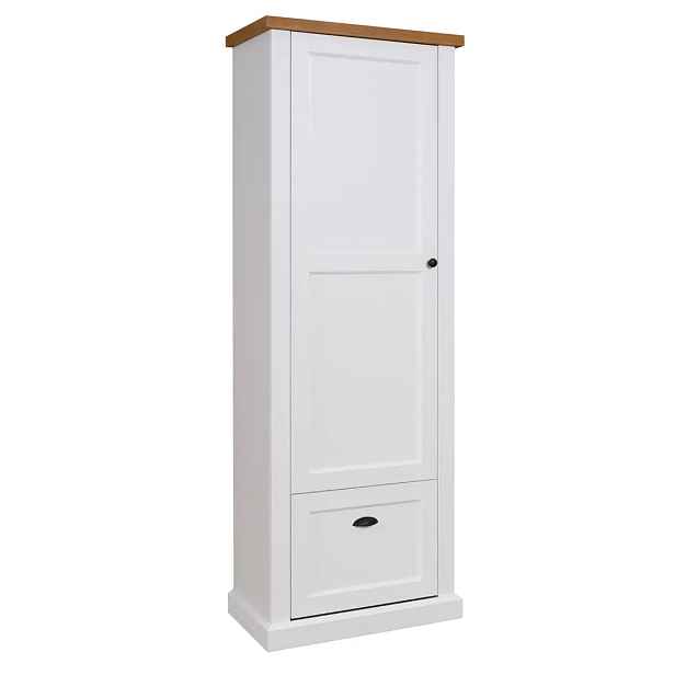 ADRK Předsíňová skříň Galileo 71,5 cm bílá/dub přírodní