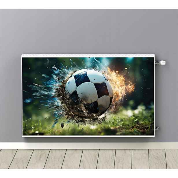 Maskovač na radiátorový radiátor Podložka Magnet Míč Stadion Zápas 60x100 cm