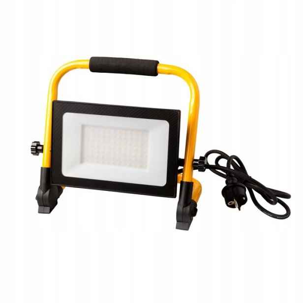 Stavební Led reflektor s kabelem 1.5 m 100 W 4000 K IP65 Ecolight