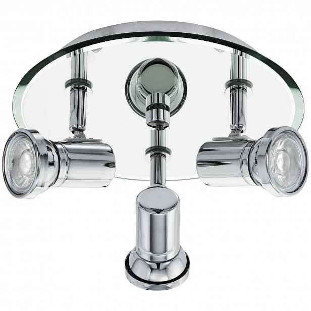 Stropní Svítidlo Spot Casaya Caprioli 3XGU10 Chrom 23X23 CM IP44