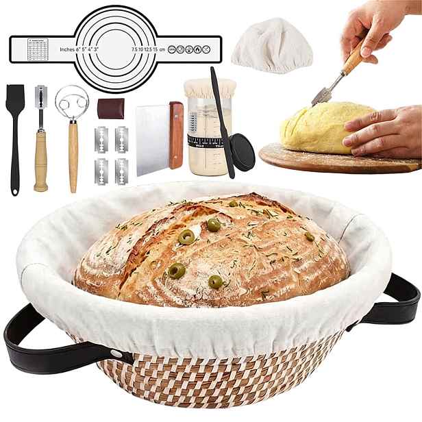 Forma na pečení chleba Koš na pečení Kulatý Oválný Nepřilnavý