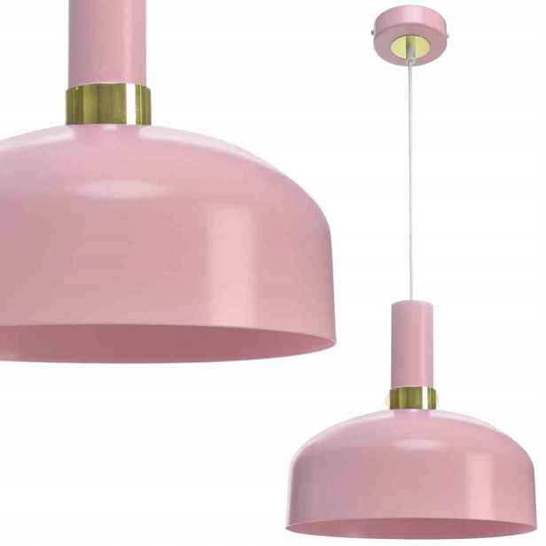 Závěsná lampa Malmo Pink 1xE27