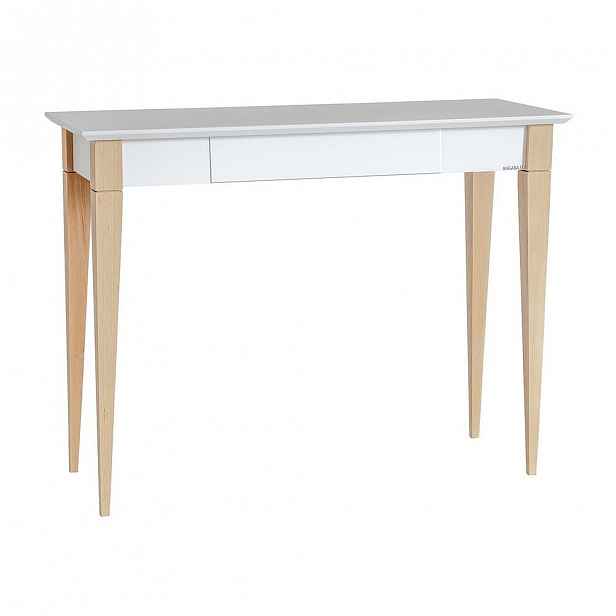 Bílý pracovní stůl Ragaba Mimo, šířka 105 cm