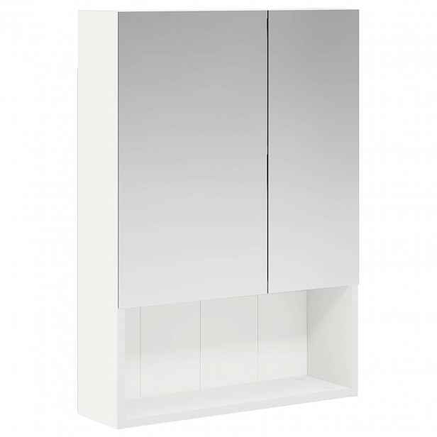 vidaXL Koupelnová zrcadlová skříň Bílá 50 x 14,5 x 70 cm