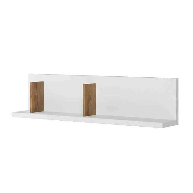 Casarredo Police závěsná SOMAS 07 bílá/ořech natural