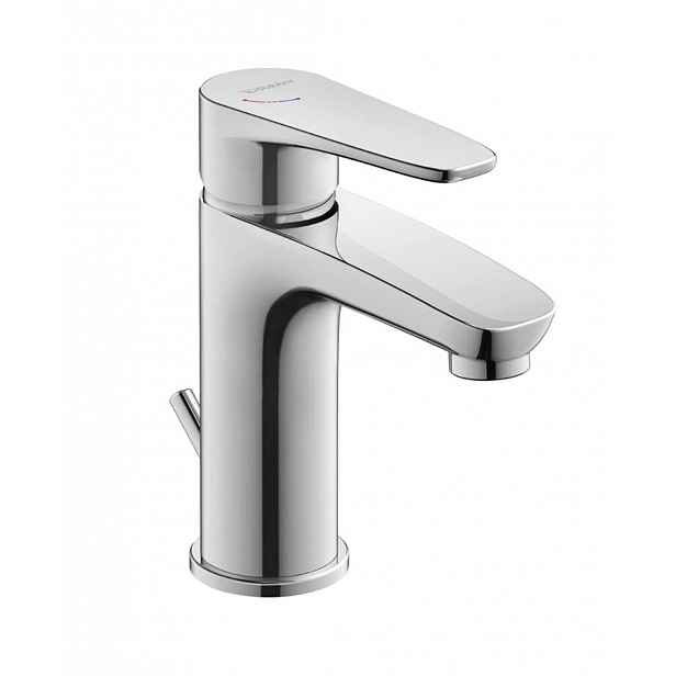 Duravit B.1 - Umyvadlová baterie s výpustí, MinusFlow, FreshStart, chrom B11013001010