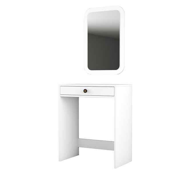 Kosmetický stůl Lizbon Mirror White