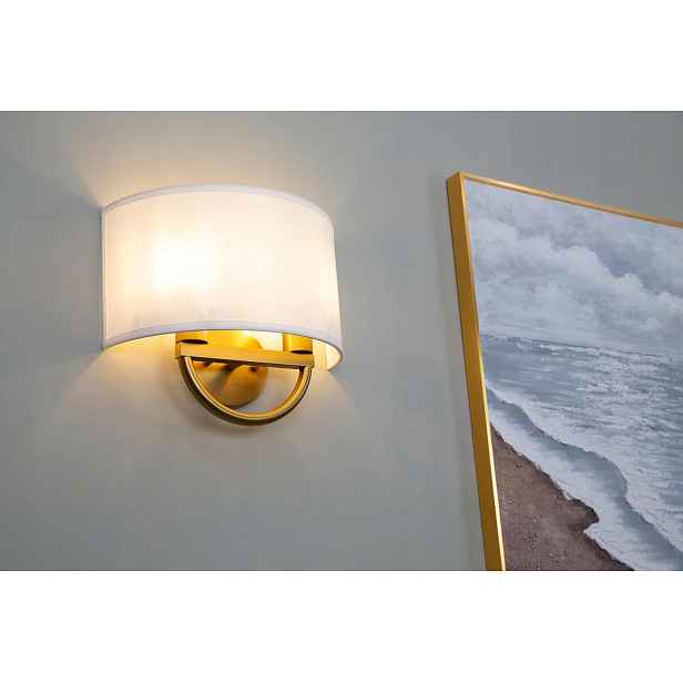 Nástěnná Lampa Quoizel Gotham 1xG9 300 lm Žlutá hliníková 33 cm