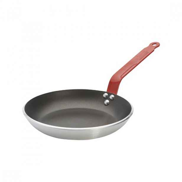 Pánev s nepřilnavým povrchem, 24 cm, "CHOC HACCP", červená - de Buyer