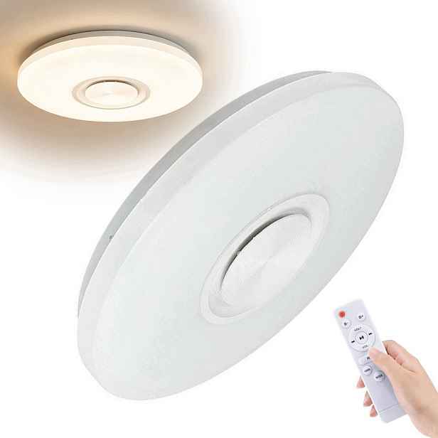 Stropní svítidlo Rgb s reproduktorem Bluetooth Led 60W s dálkovým ovládáním, aplikace