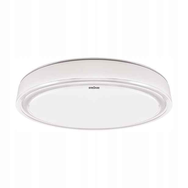 Moderní stropní svítidlo bílý Ø40 cm 3xE27 do obývacího pokoje Struhm