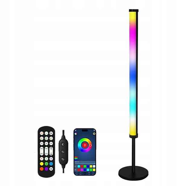 Rgb hudební lampa Gamer Hykker 46 cm 24 Led dálkový ovladač hudební režim