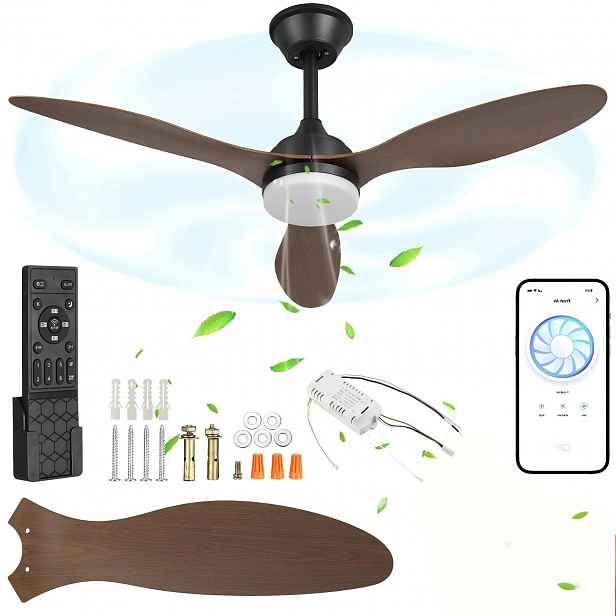 stropní svítidlo Led Ventilátor XXL 106 CM Dálkový Ovladač