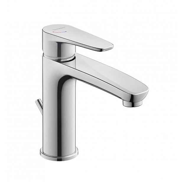Duravit B.1 - Umyvadlová baterie s výpustí, MinusFlow, FreshStart, chrom B11023001010