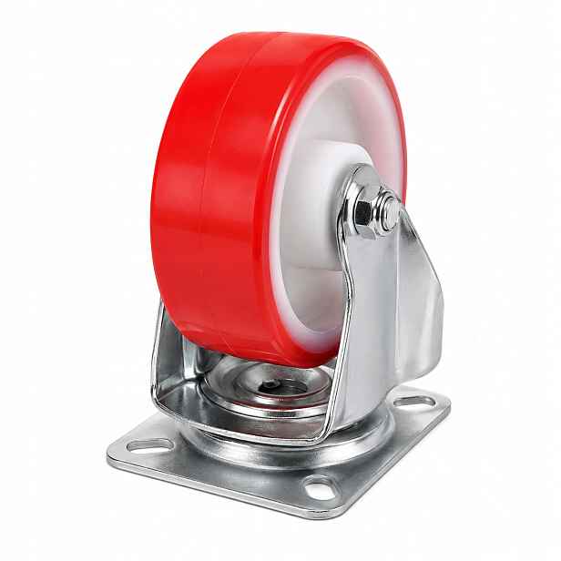 Polyamidovo-polyuretanové otočné kolo 125 mm s brzdou 25BCH
